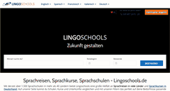 Desktop Screenshot of lingoschools.de